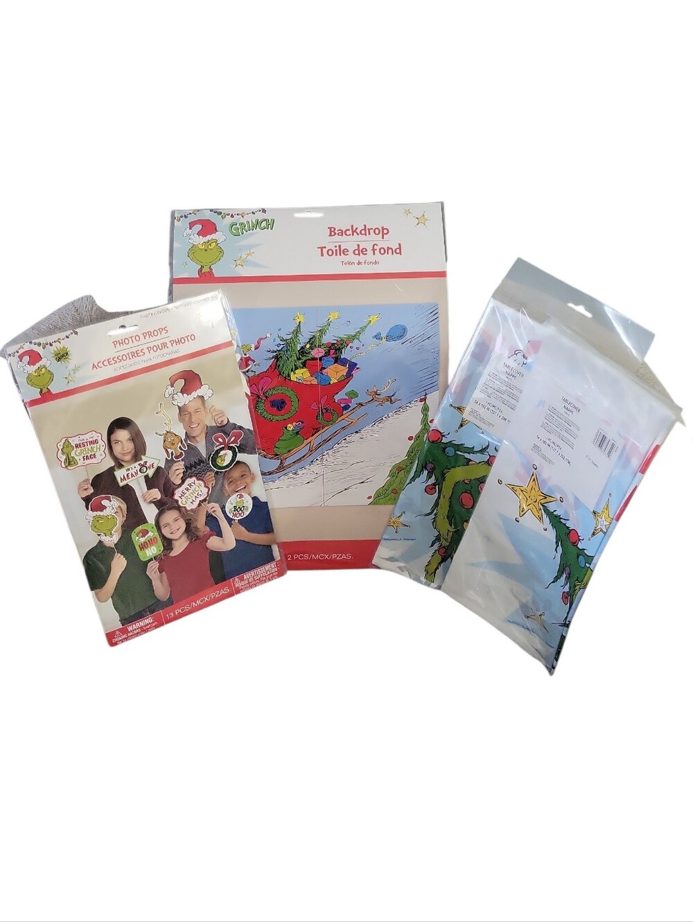 Dr. Seuss Grinch Christmas 4 Pack Party Pack